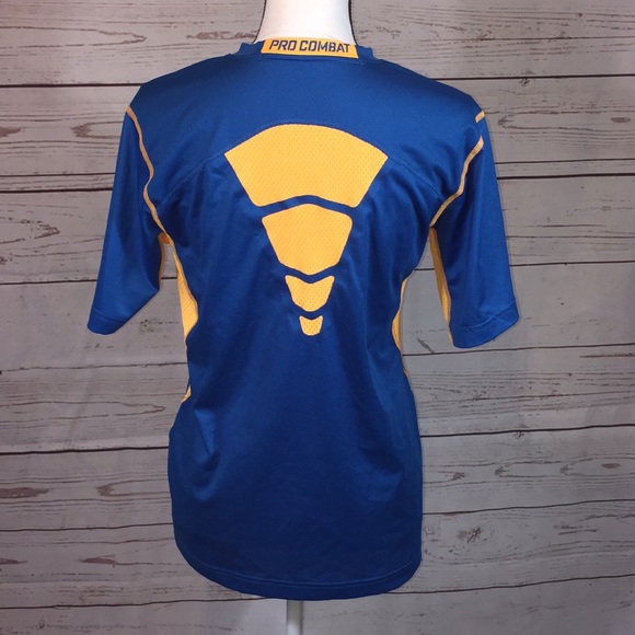 SOLD ON EBAY Nike DRI FIT pro combat multi sport rash guard compression shirt - Picture 5 of 8